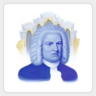 Johann Sebastian Bach - Symphonie in blau Sticker
